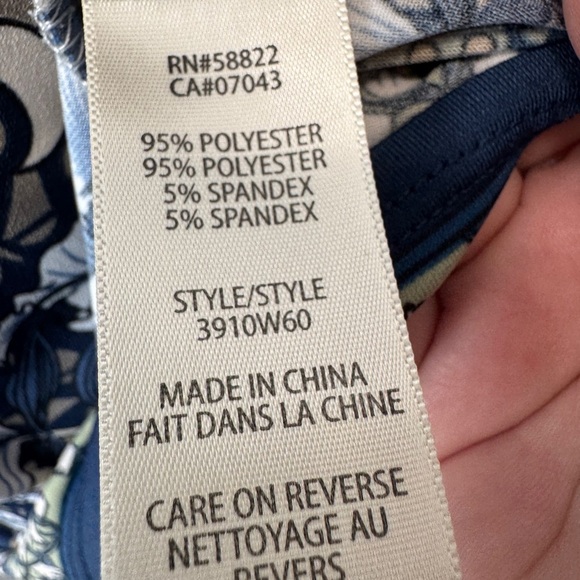 💎 Max Studio Floral Dress Navy - Picture 8 of 10